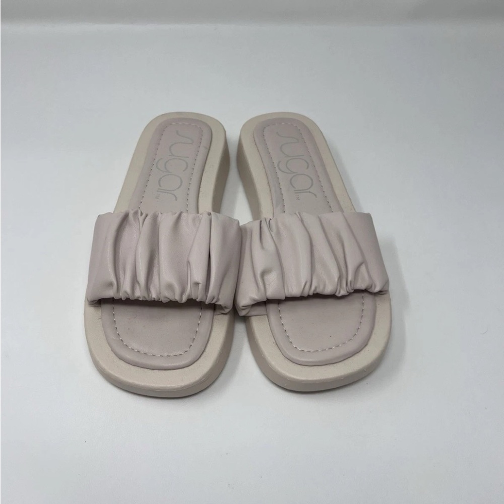 Sugar Women's Beige Slide Sandals